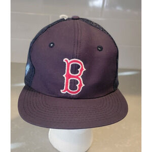 VTG NWT Boston Red Sox Grosscap Mesh Trucker Snapback Hat Cap Men MLB Baseball